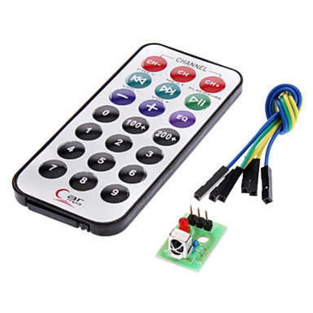 IR Alıcı Verici Kumanda Seti - IR Receiver Module Wireless Remote Control 